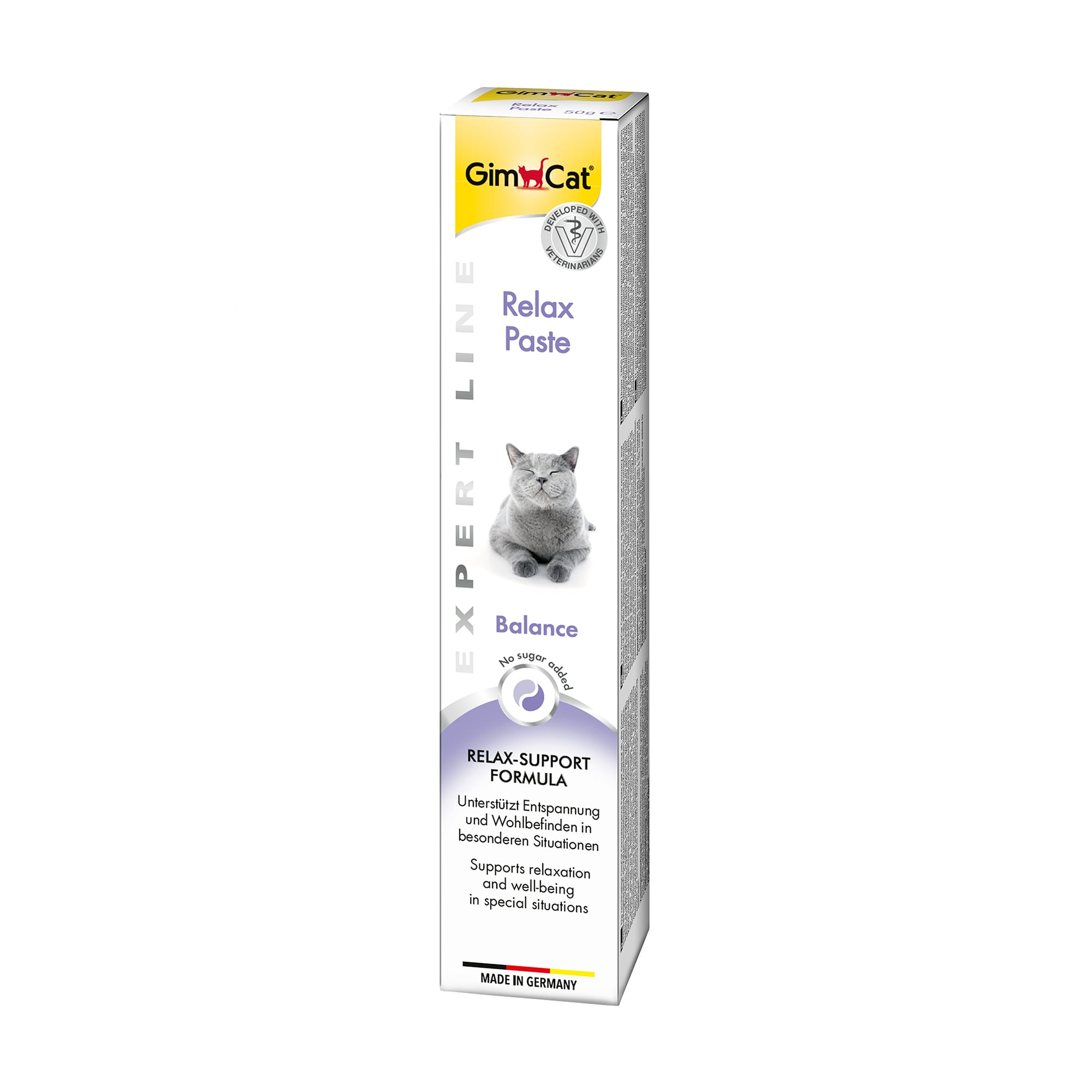 Уцінка! Паста для кішок GimCat Expert Line Relax Paste від стресу, 50 г
